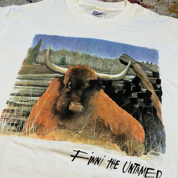 Vintage Cow Shirt Large - Picture 2 of 3